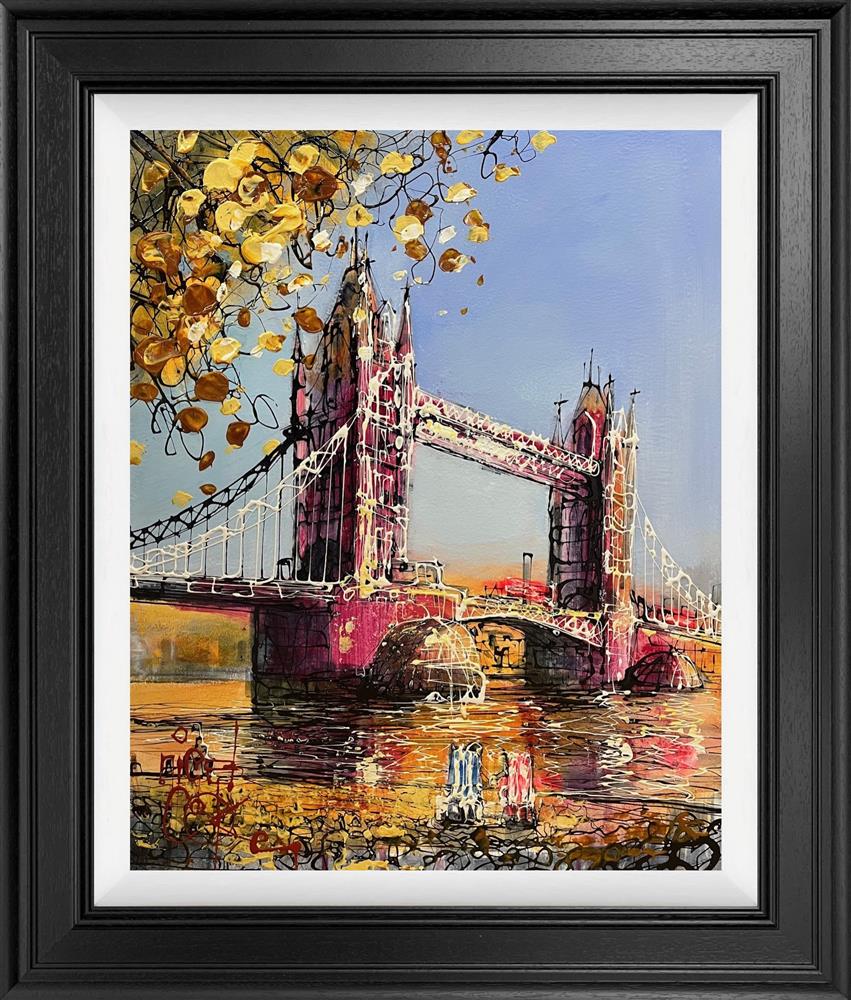 Nigel Cooke - 'The Iconic Towers Of London' - Framed Original Artwork