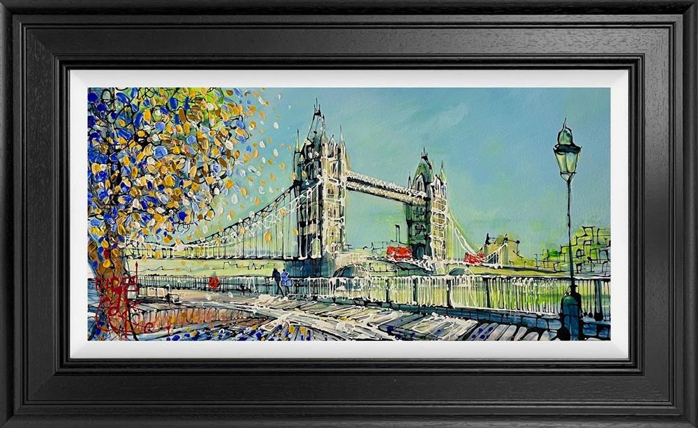 Nigel Cooke - 'The Iconic Towers Of London' - Framed Original Artwork