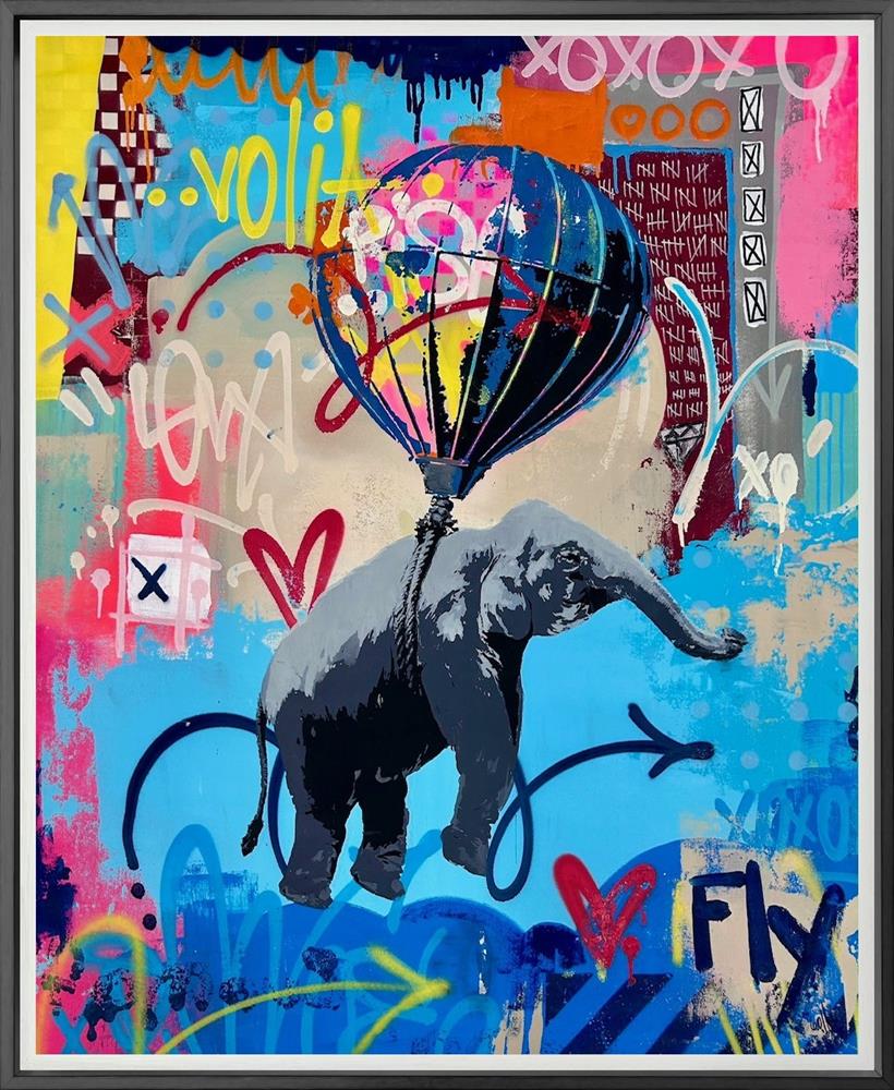 Bollee Patino - 'The Impossible Isn't Impossible' - Framed Original Artwork