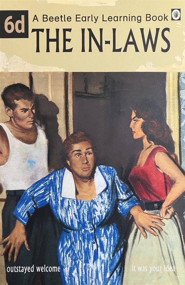 Linda Charles - 'The In-Laws' - The Beetle Early Learning Book - Framed Original Artwork