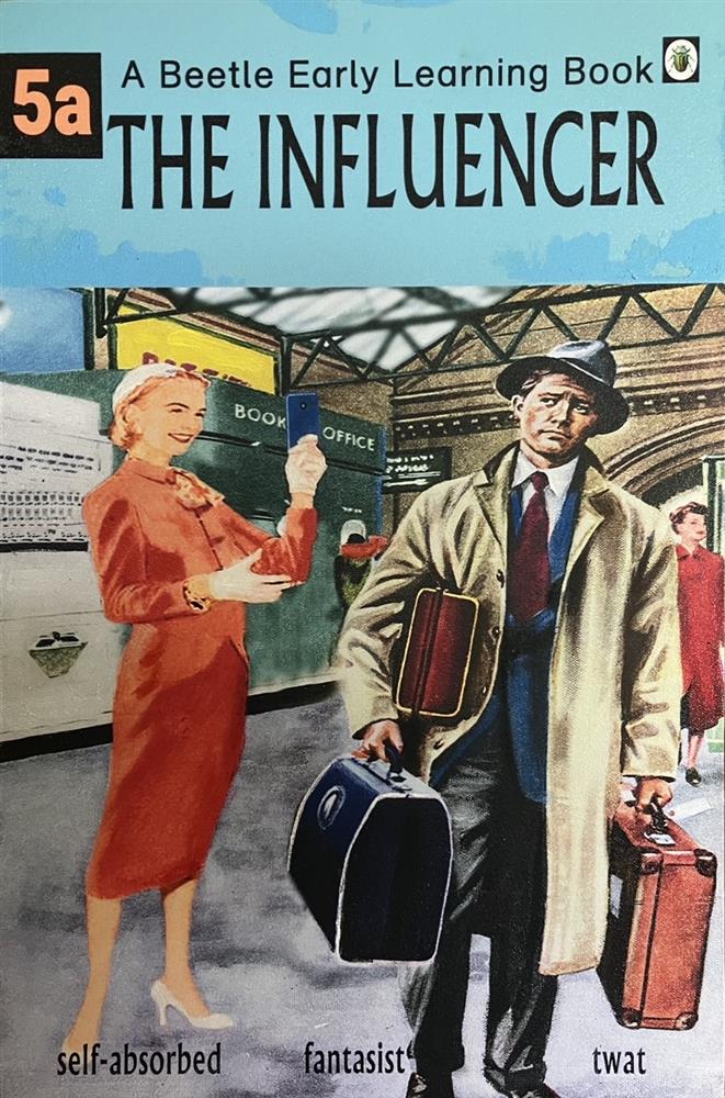 Linda Charles - 'The Influencer' - The Beetle Early Learning Book - Framed Original Artwork