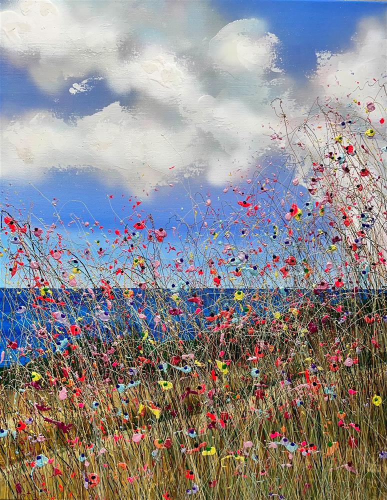 Lisa Pang - 'The Joy Of Summer' - Framed Original Artwork