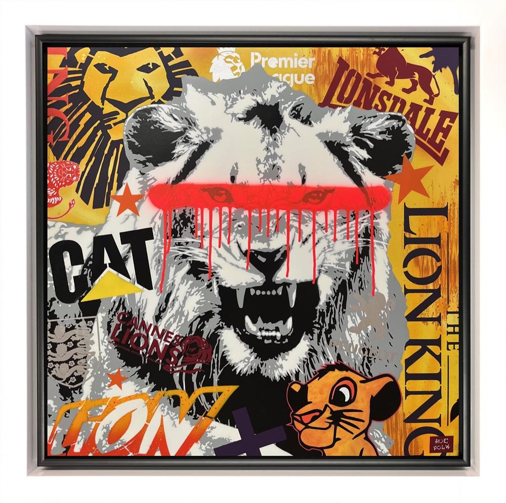Hue Folk - 'The King' - Framed Original Artwork