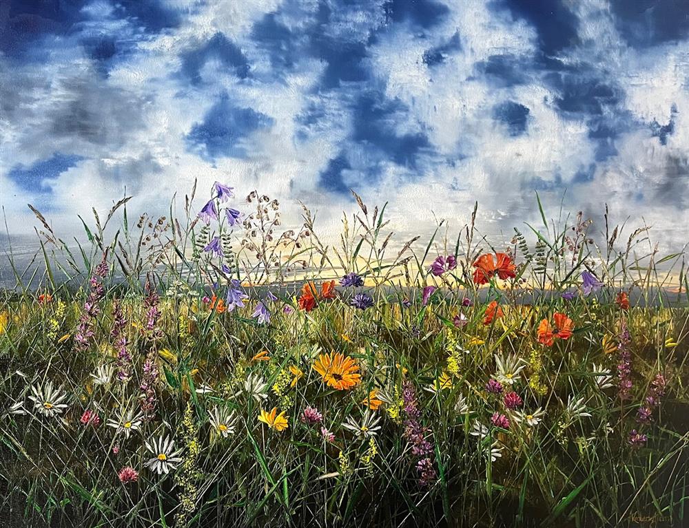 Kimberley Harris - 'The Land In Repose' - Framed Original Artwork