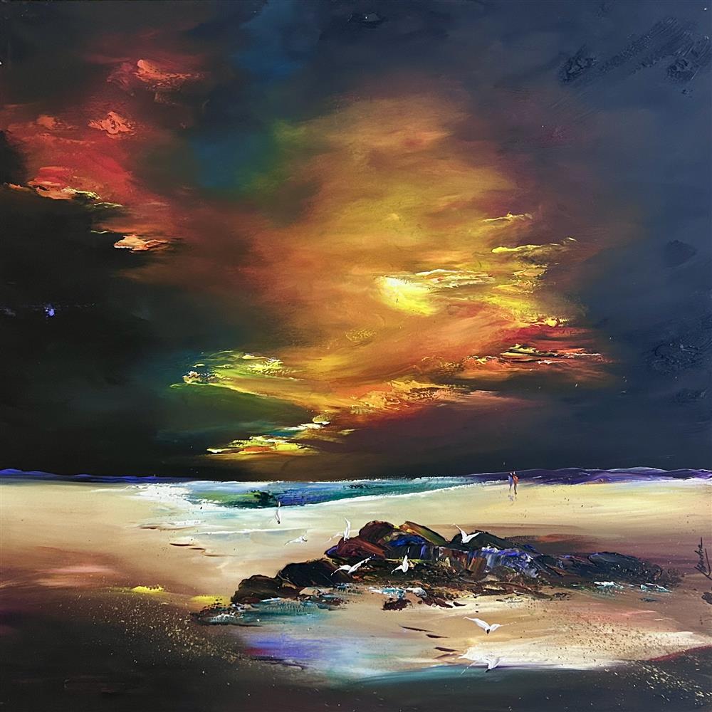 Lillias Blackie -  'The Last Light' - Framed Original Art