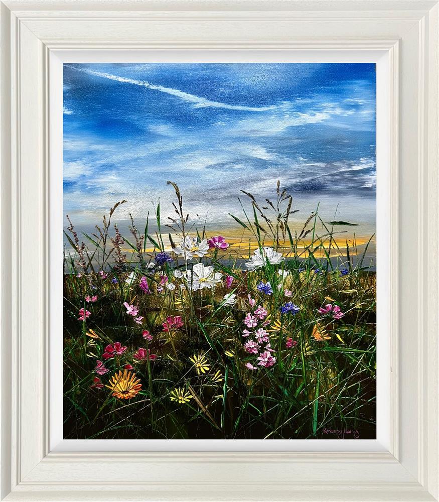 Kimberley Harris - 'The Last Light's Garden' - Framed Original Art