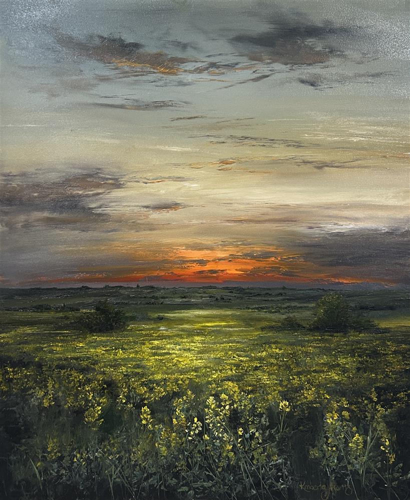 Kimberley Harris - 'The Last Warmth Of The Day' - Framed Original Artwork