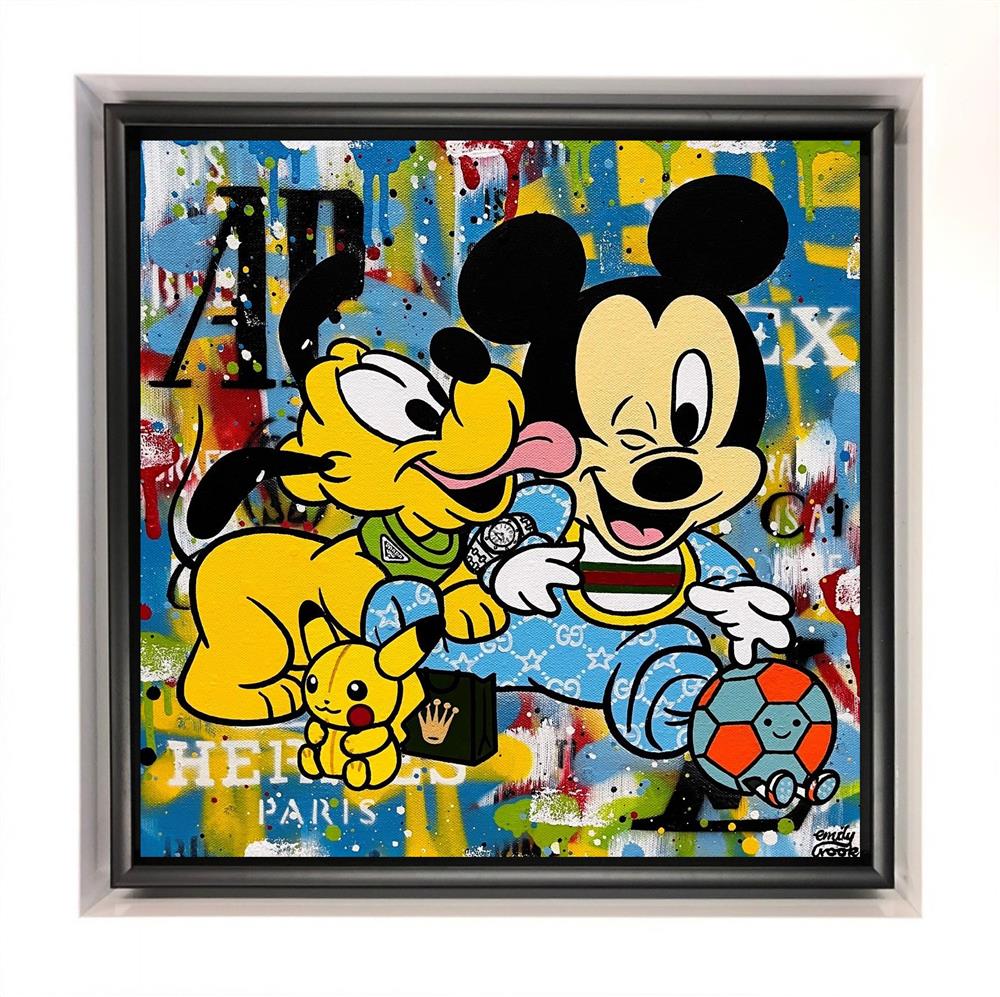 Emily Crook - 'The Little Pup' - Framed Original Artwork