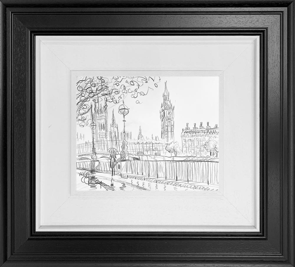 Nigel Cooke - 'The London Blues' - Framed Original Study