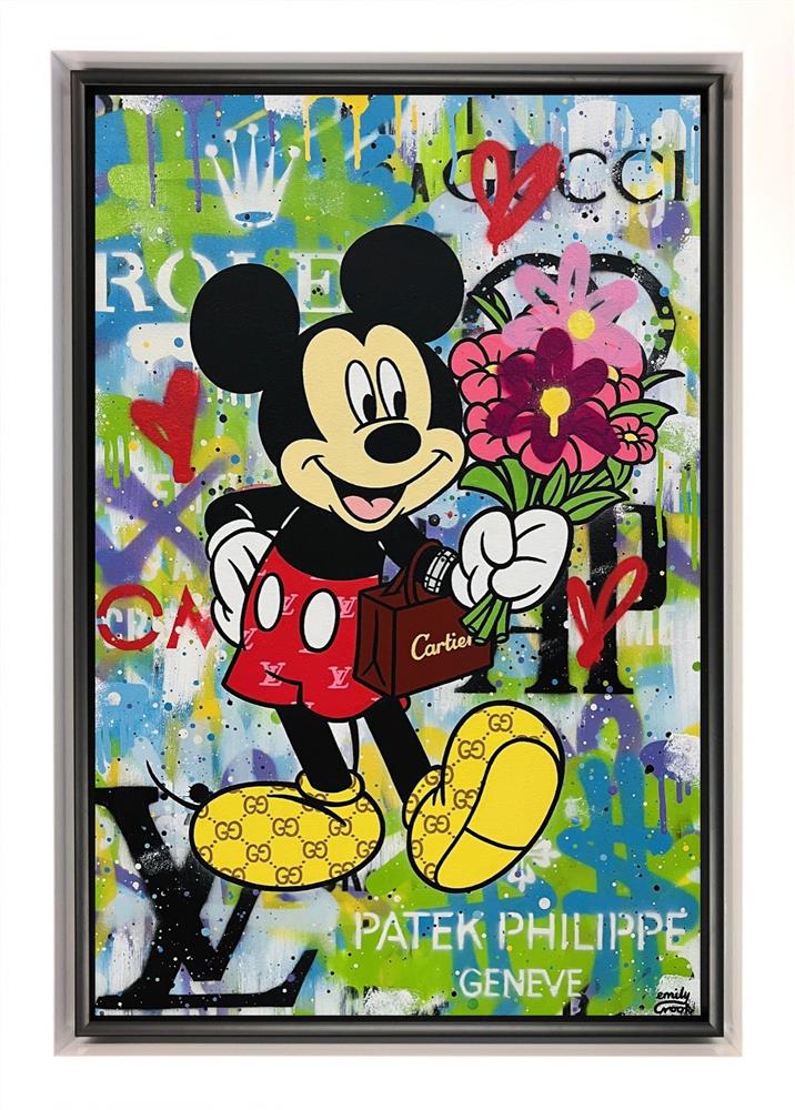 Emily Crook - 'The Look Of Love - Mickey' - Framed Original Artwork