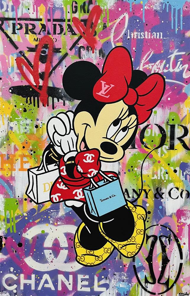 Emily Crook - 'The Look Of Love - Minnie' - Framed Original Artwork