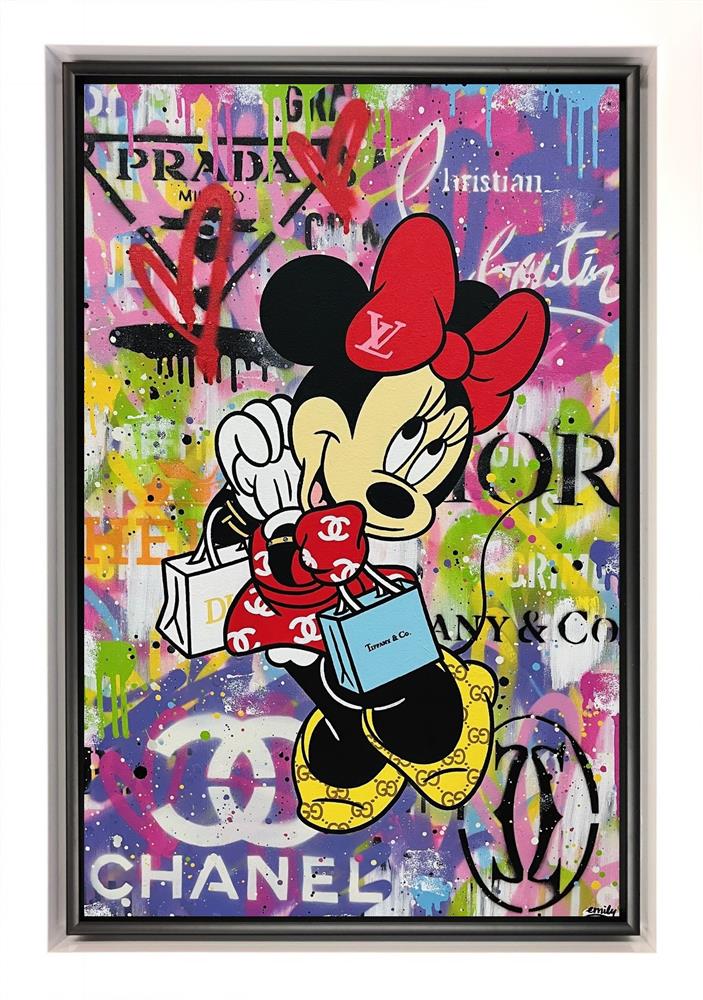 Emily Crook - 'The Look Of Love - Minnie' - Framed Original Artwork