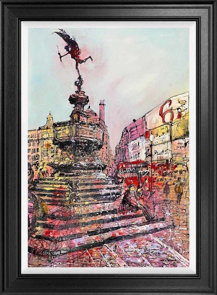 Nigel Cooke - 'The Love Of London' - Framed Original Artwork