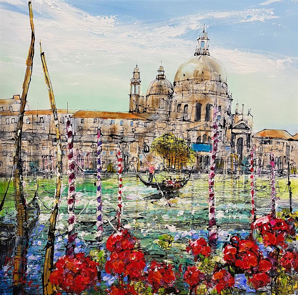 Nigel Cooke - 'The Love Of Venice' - Framed Original Artwork