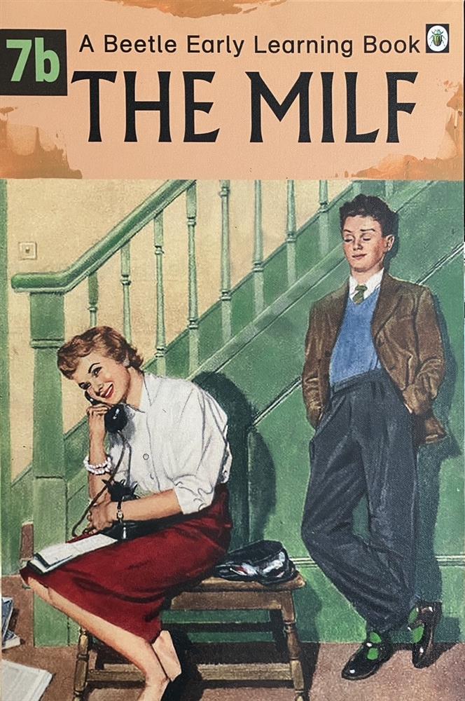 Linda Charles - 'The Milf' - The Beetle Early Learning Book - Framed Original Artwork
