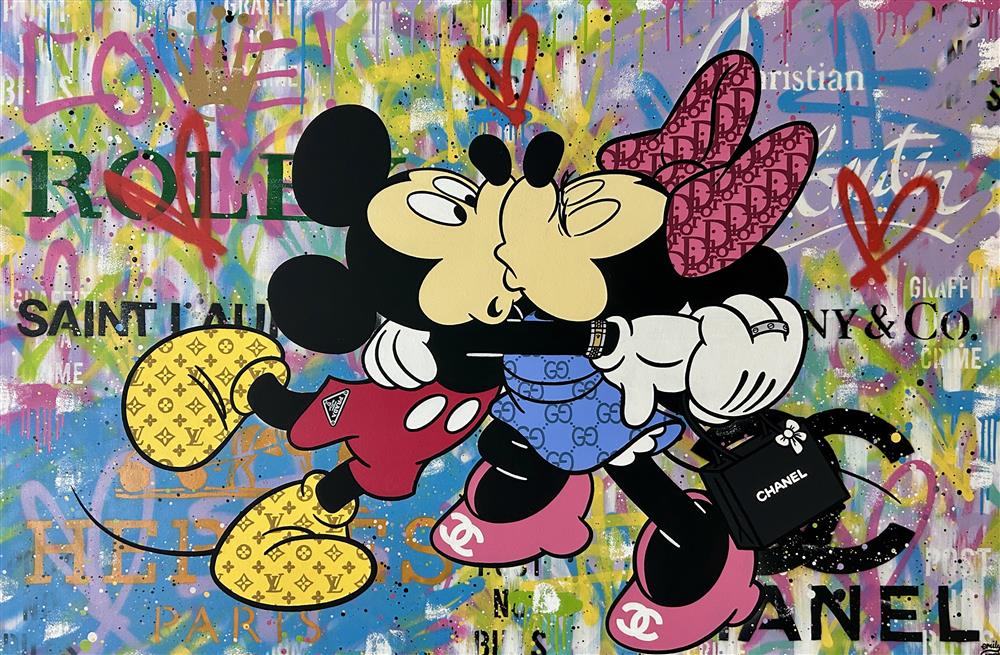 Emily Crook - 'The Minnie To My Mickey' - Framed Original Artwork