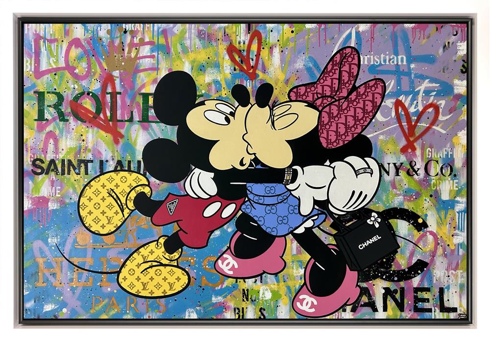 Emily Crook - 'The Minnie To My Mickey' - Framed Original Artwork