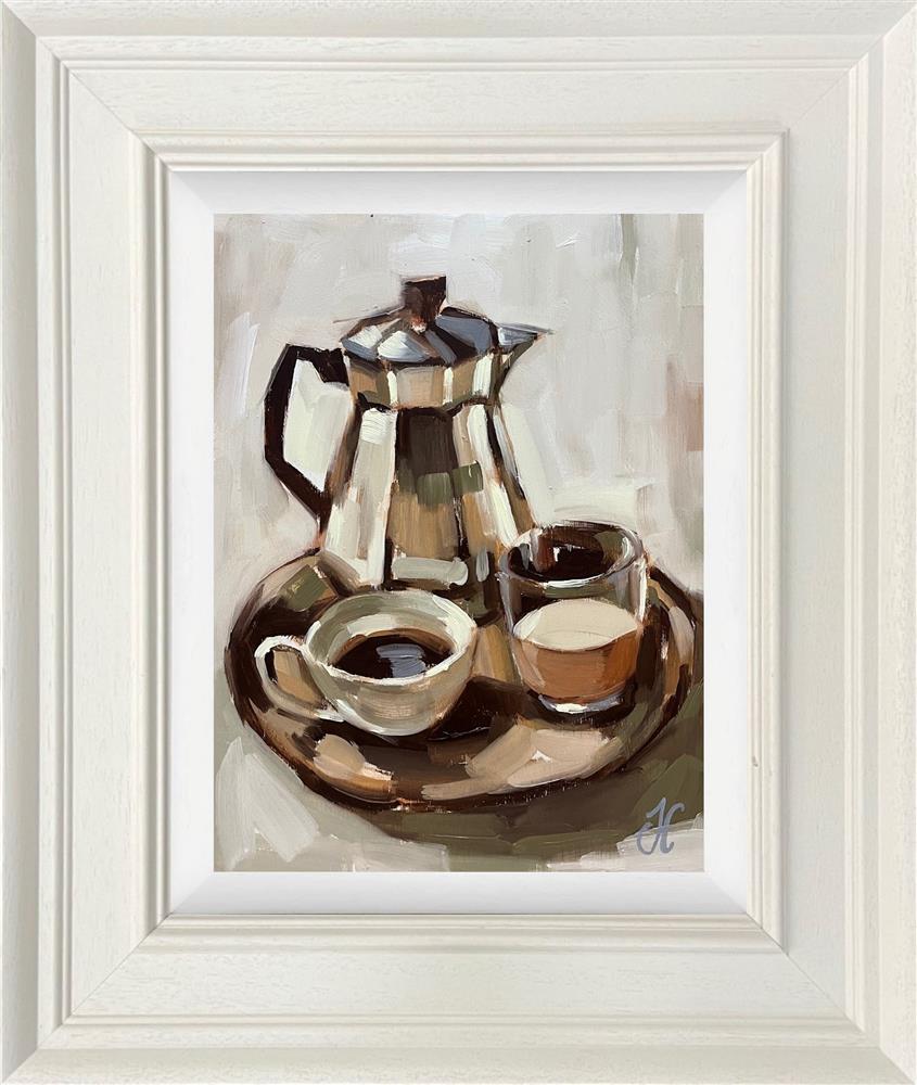 Joss Clapson -  'The Morning Cuppa' - Framed Original Art