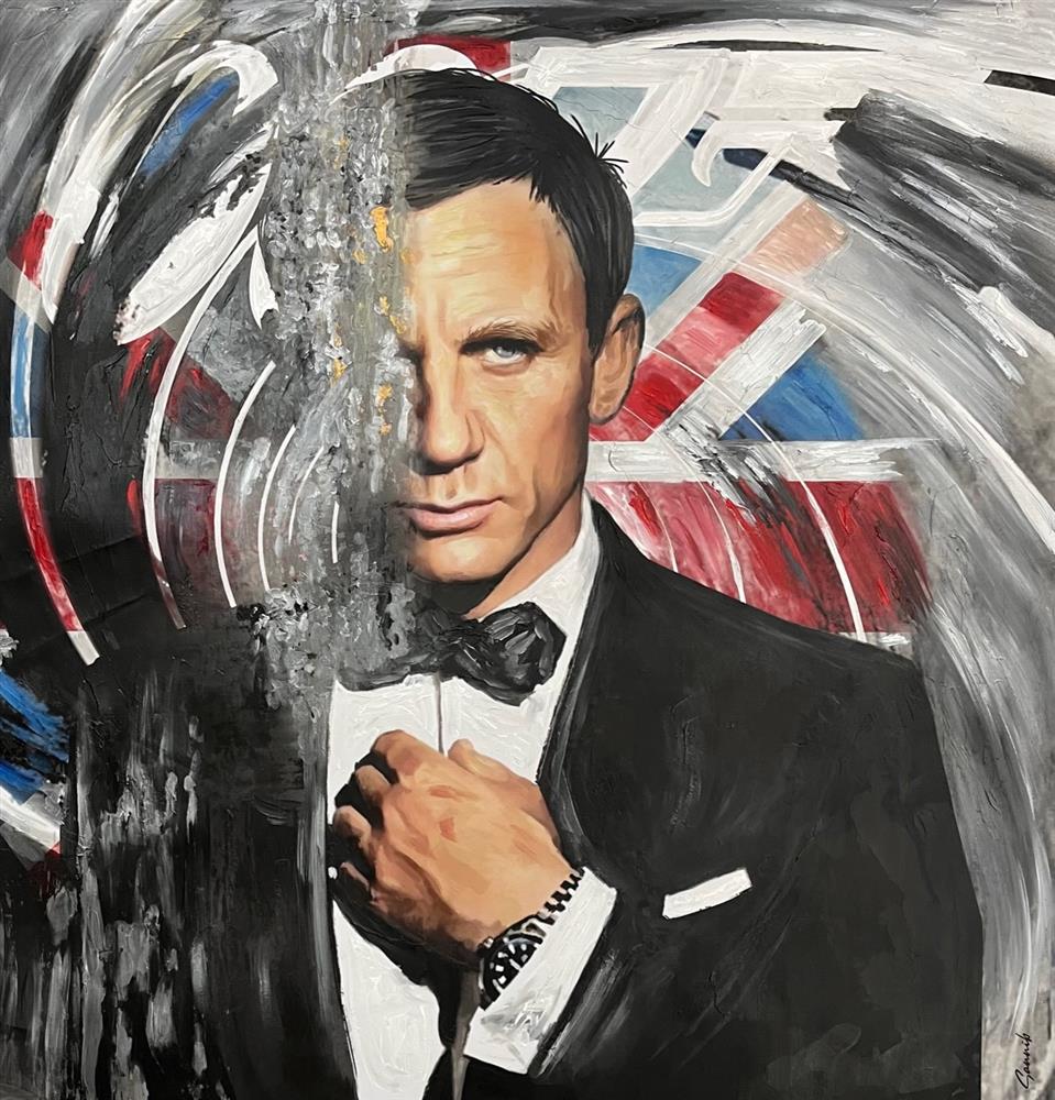 Sannib - 'The Name Is Bond' - Framed Original Art