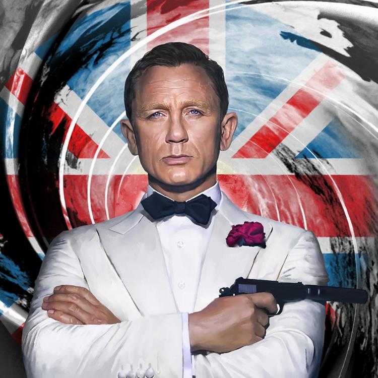 Sannib - 'The Names Bond...' - Lenticular -  Framed Limited Edition