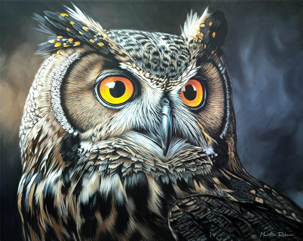 Martin Robson - 'The Night Scholar' - Framed Original Artwork