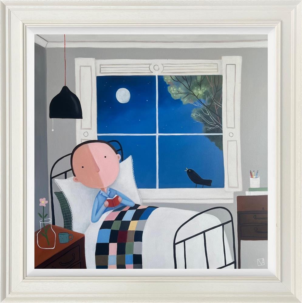 Michael Abrams - 'The Night The Blackbird Sang' - Framed Original Artwork