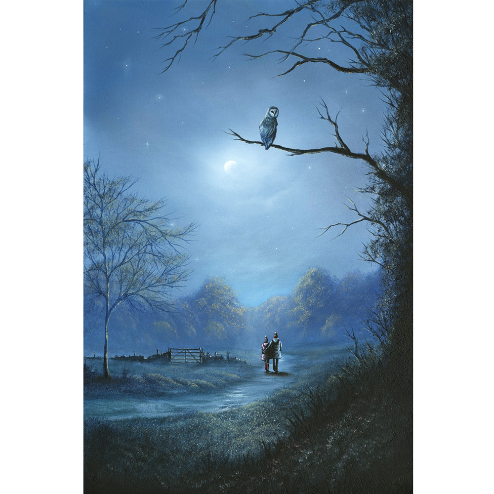 Danny Abrahams - 'The Night Is Silent' - Framed Limited Edition Art