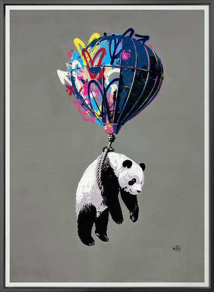Bollee Patino - 'The Panda Express' - Framed Original Artwork