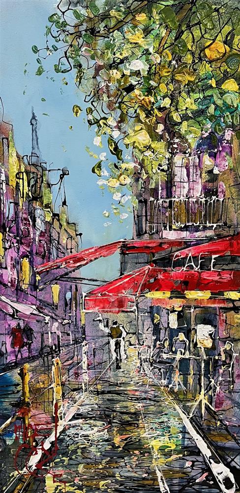 Nigel Cooke - 'The Parisan Streets' - Framed Original Artwork