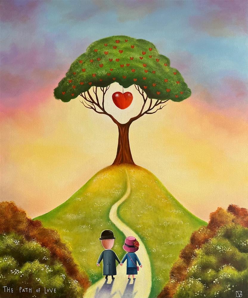 Michael Abrams - 'The Path Of Love' - Framed Original Art