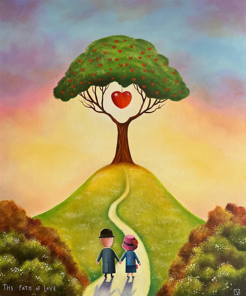 Michael Abrams - 'The Path Of Love' - Framed Limited Edition Canvas