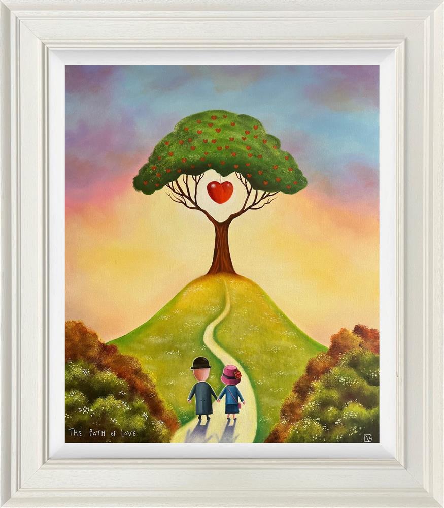 Michael Abrams - 'The Path Of Love' - Framed Original Art