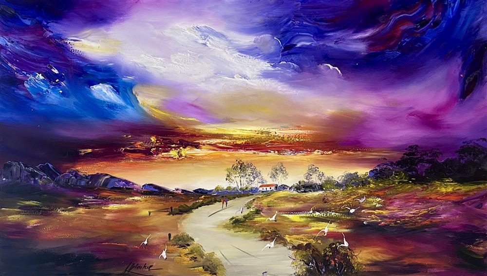Lillias Blackie -  'The Path Through Summer' - Framed Original Artwork