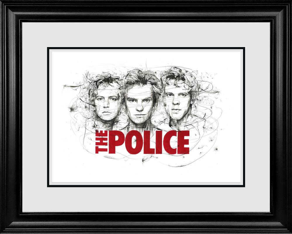 Scott Tetlow - 'The Police' - Framed Original Art