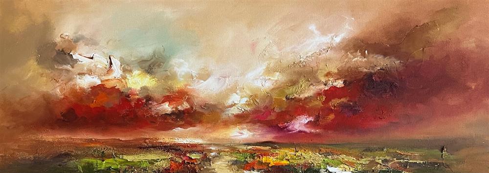 Anna Schofield - 'The Power Of Red' - Framed Original Artwork