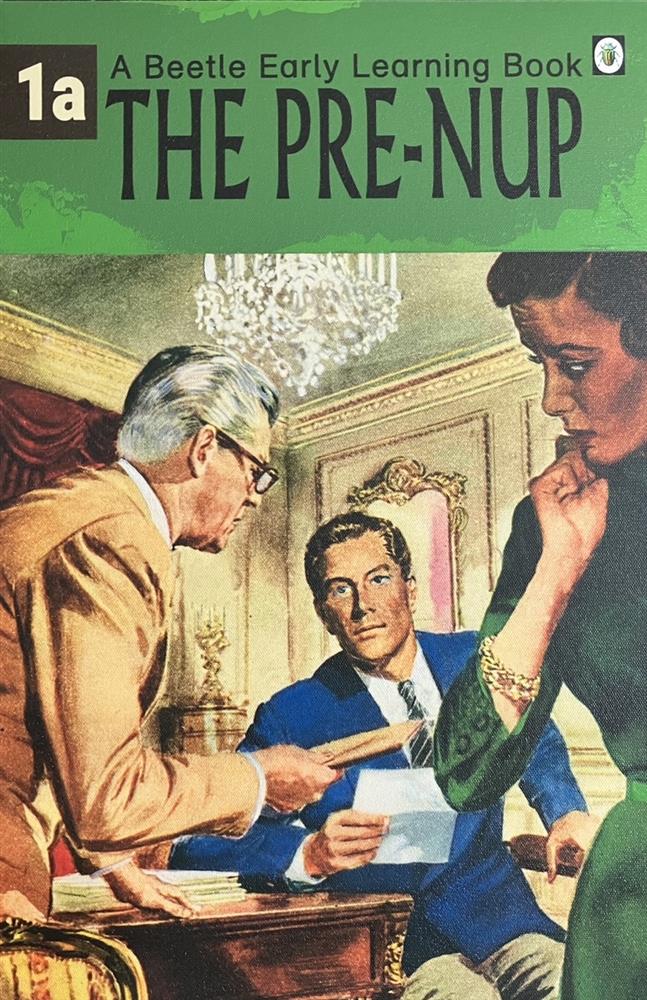 Linda Charles - 'The Pre-Nup' - The Beetle Early Learning Book - Framed Original Artwork