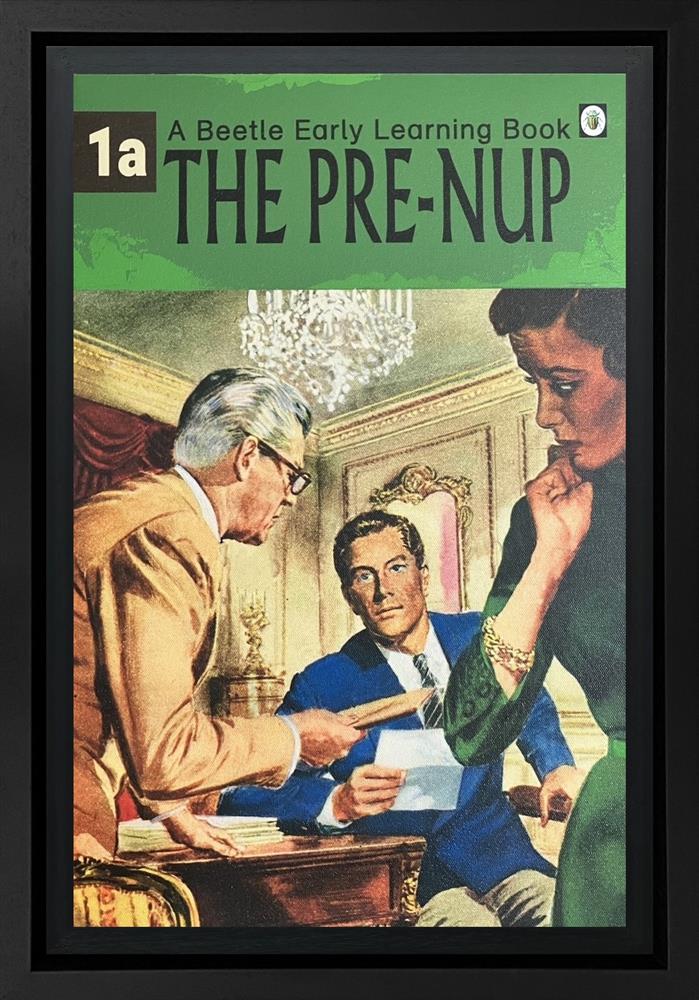 Linda Charles - 'The Pre-Nup' - The Beetle Early Learning Book - Framed Original Artwork