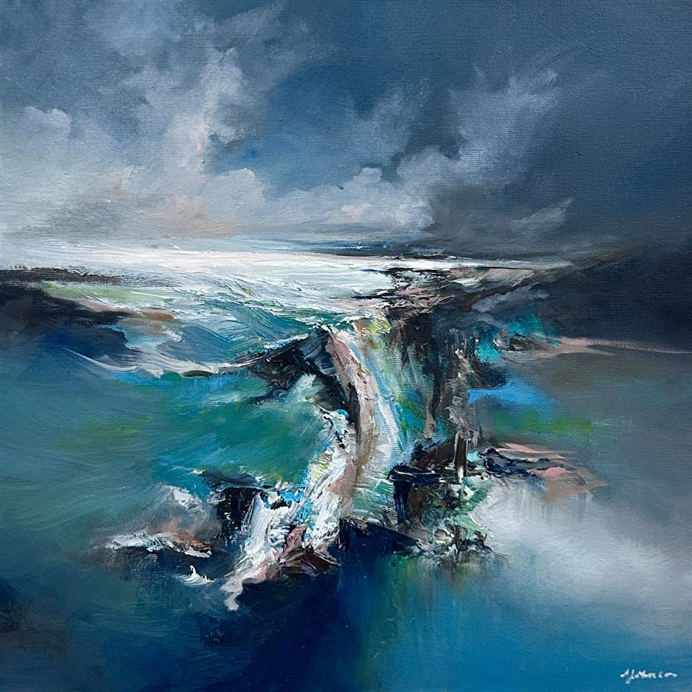 Alison Johnson - 'Pull' - Framed Original Artwork