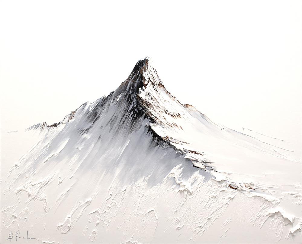 Bozhena Fuchs- 'The Purest Summit' - Framed Original Artwork