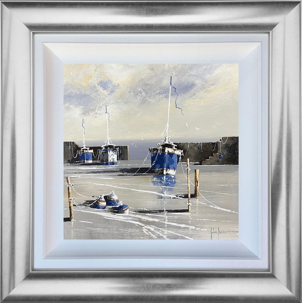 John Horsewell - 'The Quiet Dock' - Framed Original Artwork