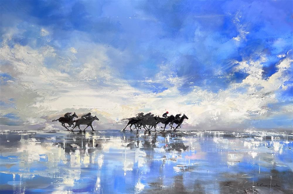 Ewa Czarniecka - 'The Race' - Framed Original Art