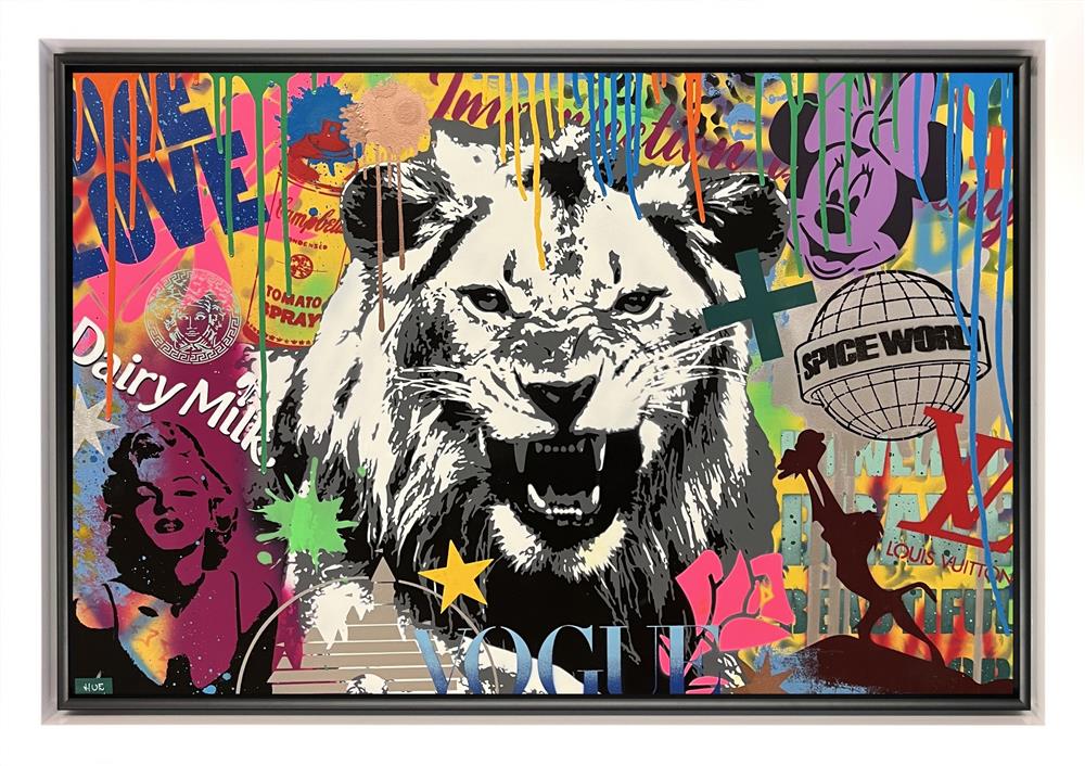 Hue Folk - 'The Roar' - Framed Original Artwork