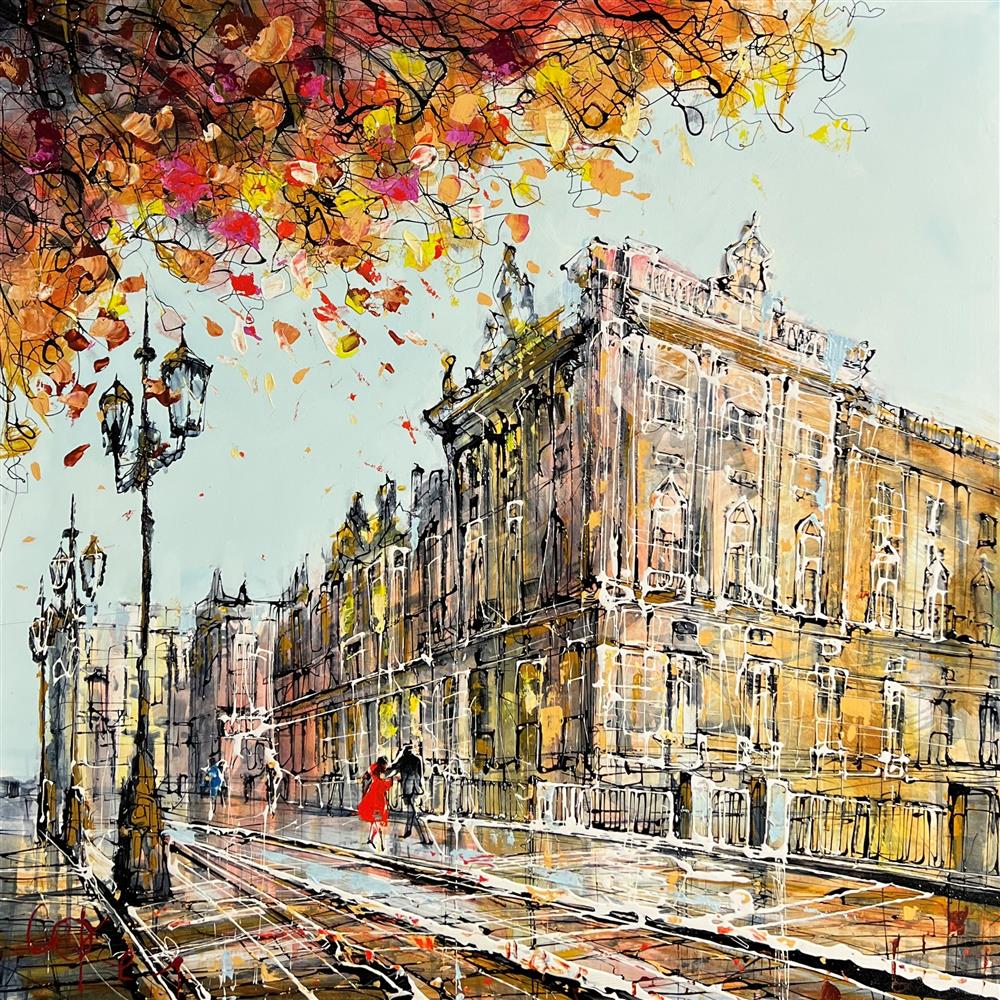 Nigel Cooke - 'The Royal Palace Madrid' - Framed Original Artwork