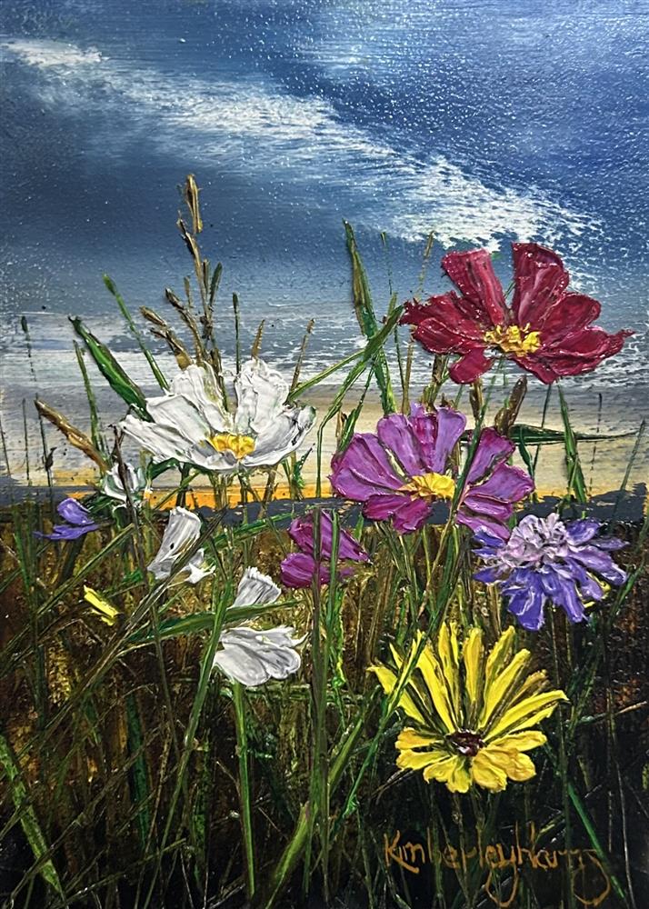 Kimberley Harris - 'The Rustle Of Green' - Framed Original Art