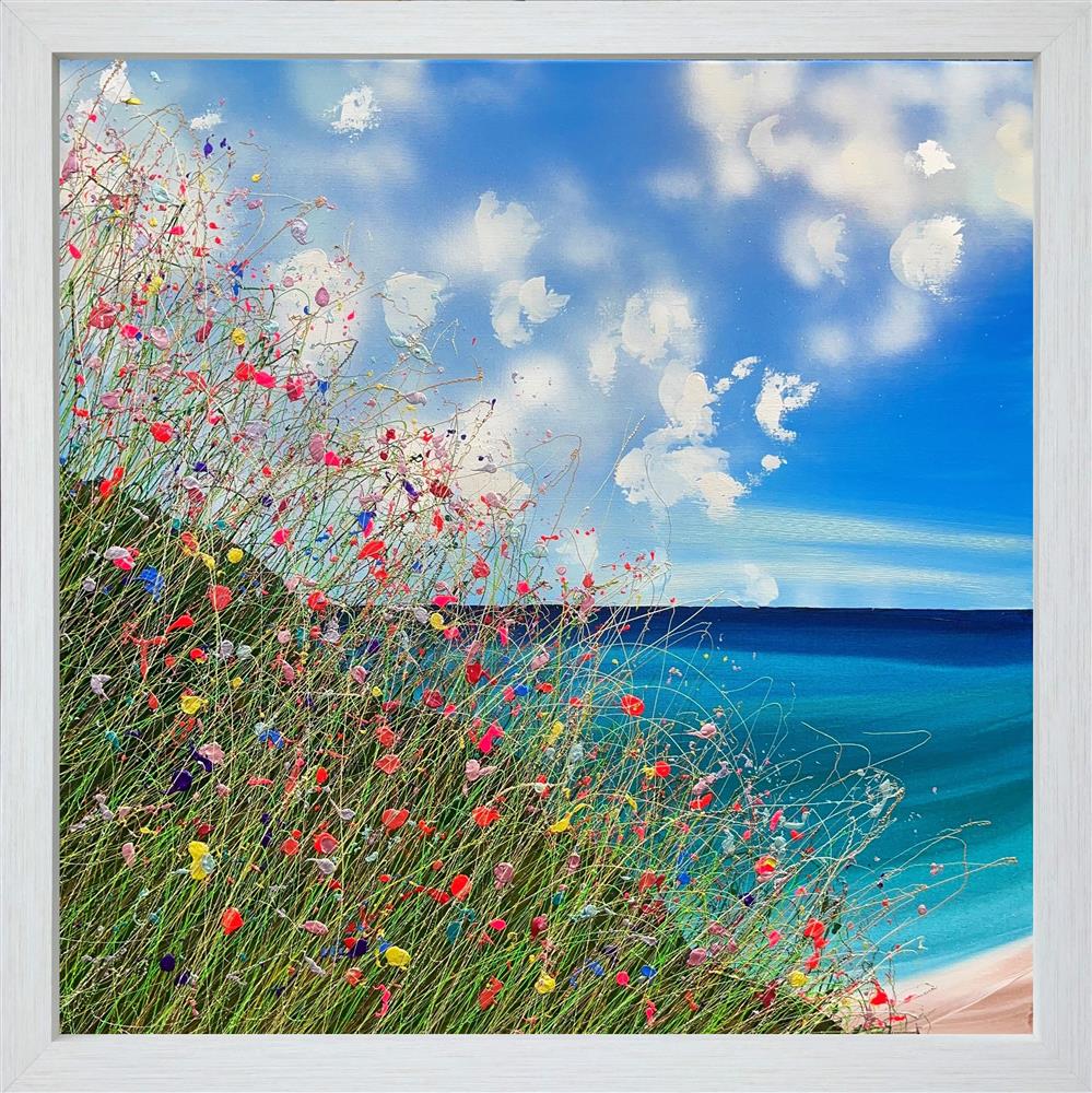 Lisa Pang - 'The Sea Is Just Waiting For Us' - Framed Original Artwork