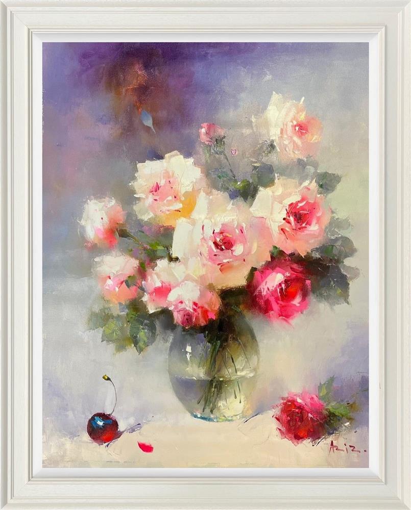 Aziz - 'The Secret Language Of Flowers' - Framed Original Artwork