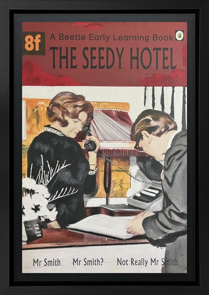 Linda Charles - 'The Seedy Hotel' - The Beetle Early Learning Book - Framed Original Artwork