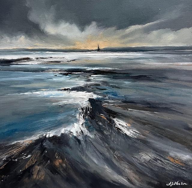 Alison Johnson - 'The Silent Glow' - Framed Original Artwork