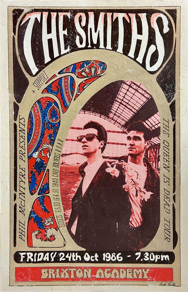 Linda Charles - 'The Smiths - Brixton Academy, London, October 1986' - Framed Original Artwork