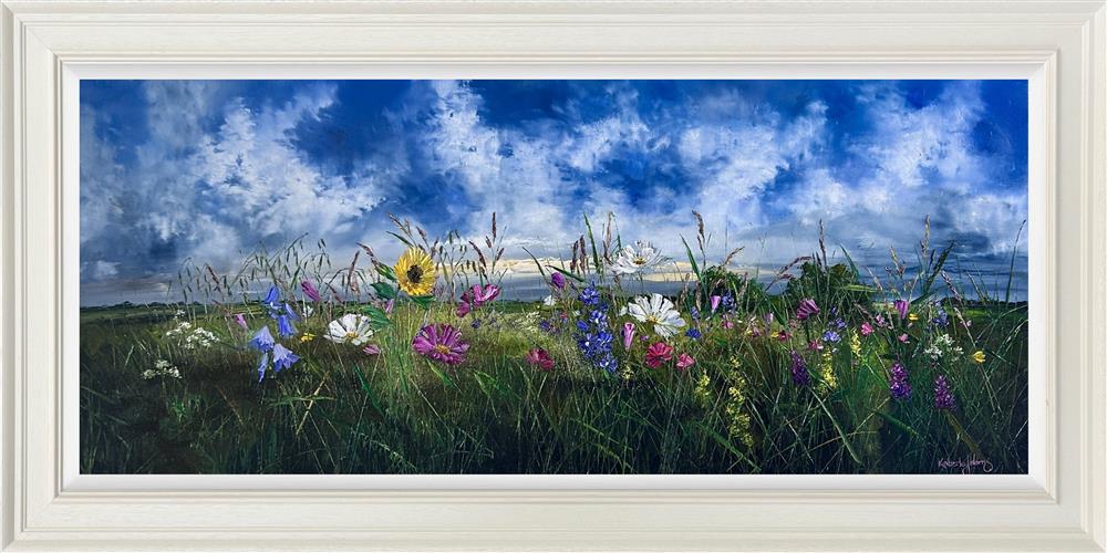 Kimberley Harris - 'The Solitary Sunflower' - Framed Original Artwork